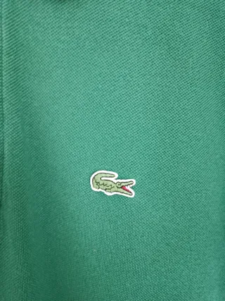 Polo Lacoste Verde Talla S