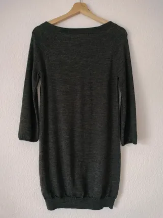 Vestido de punto negro