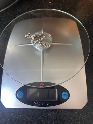 Esclava de plata grabada CAROLINA