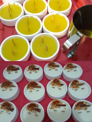 Vela Soja Canela Naranja Sin Tóxicos