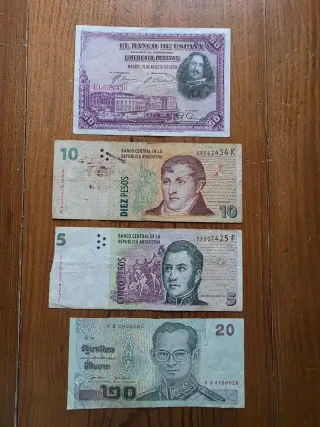 Billetes antiguos