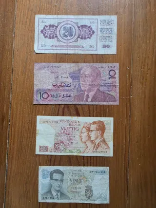 Billetes antiguos