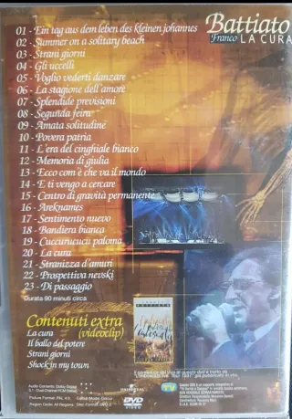 Battiato DVD + Doble CD En Español
