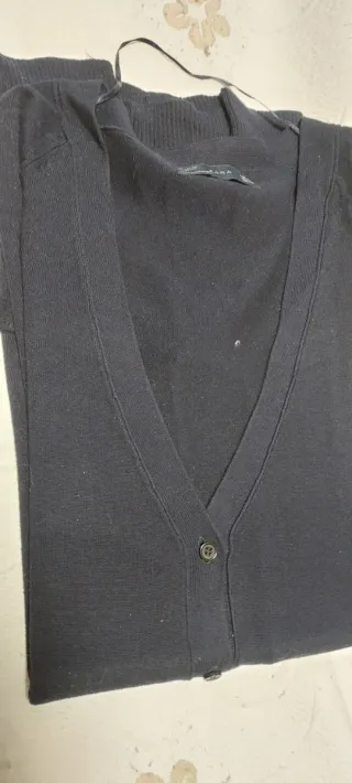 Chaqueta Zara Gris Talla L