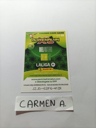 Cromo Doble Autógrafo Impreso Messi - Lamine Yamal