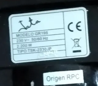 Plancha Jata Electro 2200W