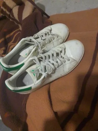 Adidas Bambas Blancas y Verdes