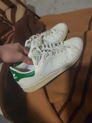 Adidas Bambas Blancas y Verdes