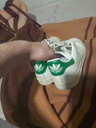 Adidas Bambas Blancas y Verdes