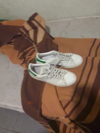 Adidas Bambas Blancas y Verdes