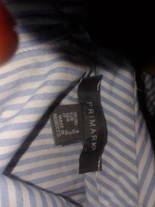 Blusa de rayas azules y blancas Talla 32