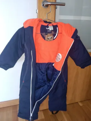 Buzo de nieve infantil azul