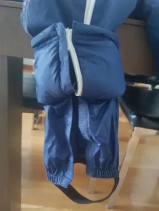 Buzo de nieve infantil azul