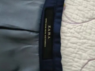 Traje Zara Azul Talla M