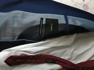 Traje Zara Azul Talla M