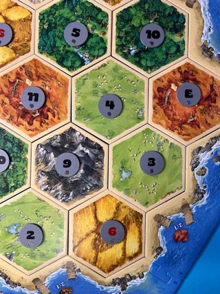 18 Fichas de numeración para Catan Magnéticas