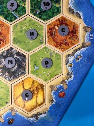 18 Fichas de numeración para Catan Magnéticas