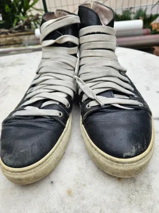 Scarpe alte in pelle nera - Taglia 42