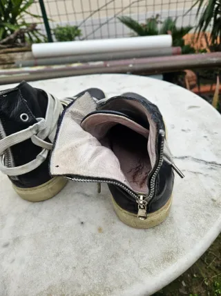 Scarpe alte in pelle nera - Taglia 42