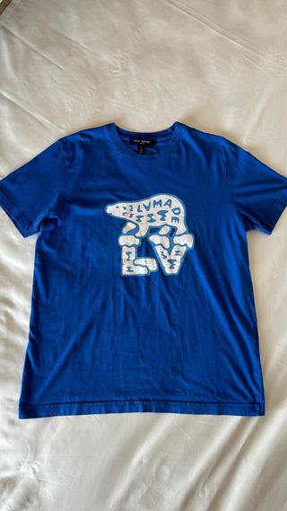 T-shirt Louis Vuitton Uomo Blu Taglia L