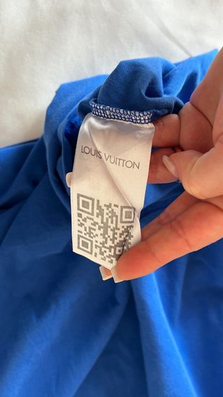 T-shirt Louis Vuitton Uomo Blu Taglia L