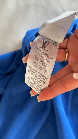 T-shirt Louis Vuitton Uomo Blu Taglia L