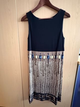 Vestido de punto estampado