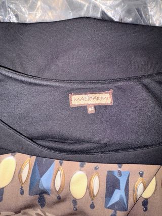 Vestido de punto estampado