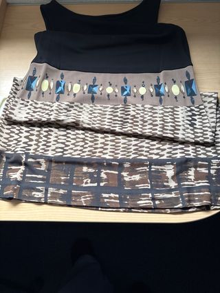 Vestido de punto estampado