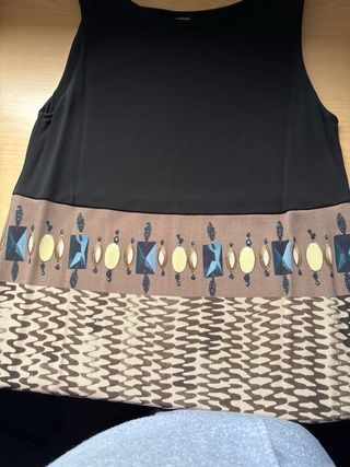 Vestido de punto estampado