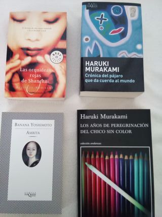 Lote de libros de autores asiáticos