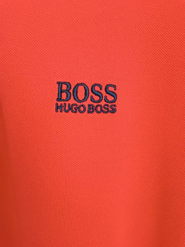 Polo Hugo Boss Rojo Talla s