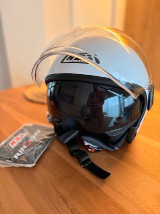 Casco Jet NZI M Visera Solar