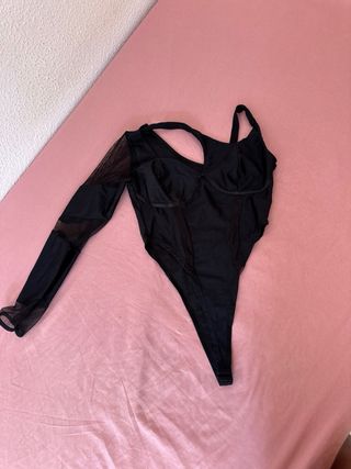 Body elegante fiesta negro