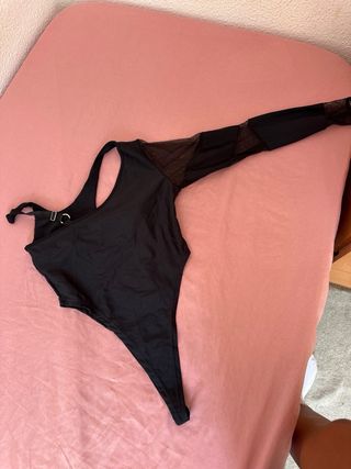 Body elegante fiesta negro