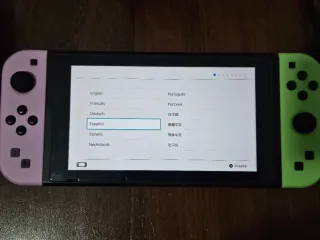 Nintendo Switch Verde y Rosa (mandos compatibles)