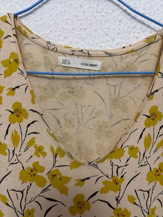 Vestido largo estampado floral