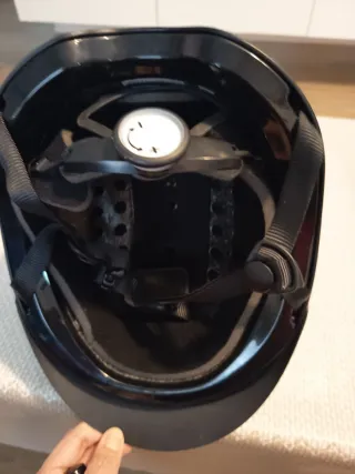 Casco Hípica Infantil Fouganza Negro