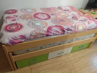 Cama nido con 3 cajones