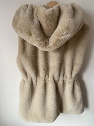 Chaleco pelo beige T.S
