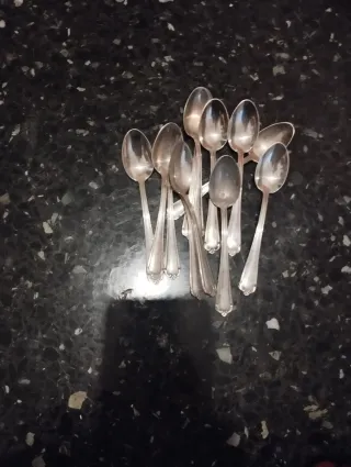 Servizio posate placcate argento