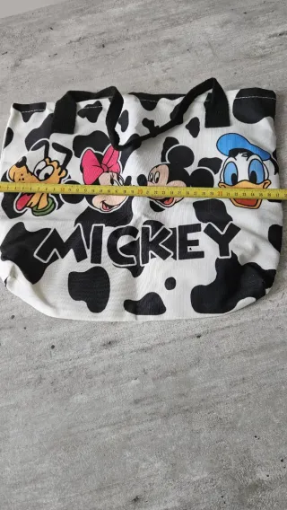 Borsetta con stampa Mickey e amici