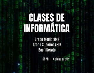 Clases de Informática - SMR | ASIR | Bachillerato