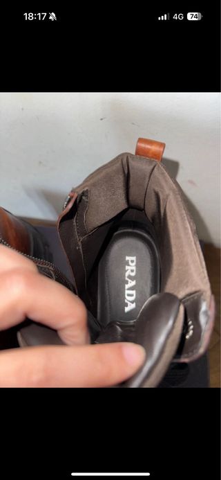 Scarpe Prada Marrone Uomo