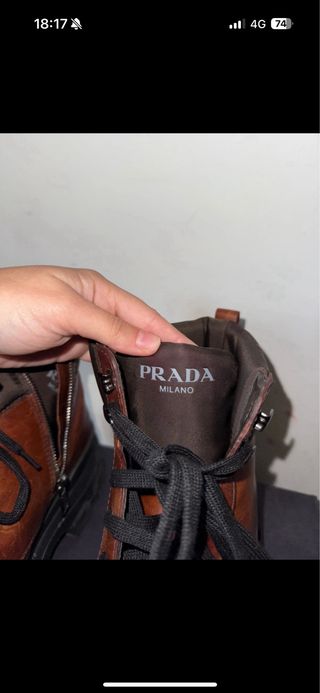 Scarpe Prada Marrone Uomo