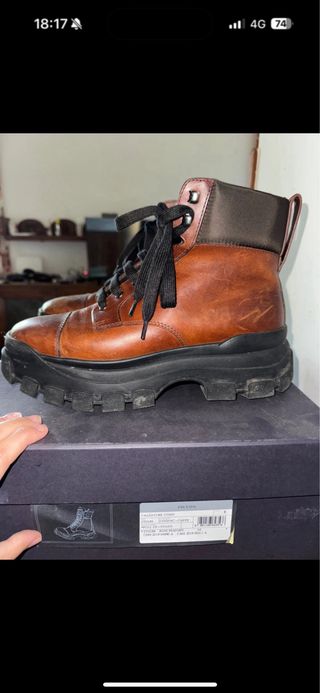 Scarpe Prada Marrone Uomo