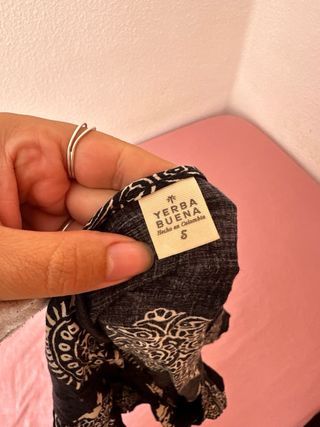 Crop top estampado paisley