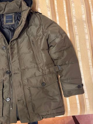 Chaqueta Zara Hombre Talla L Verde Oliva