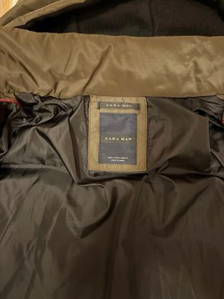 Chaqueta Zara Hombre Talla L Verde Oliva
