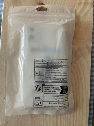 Custodia protettiva trasparente per iPhone 11 da 6,1 pollici